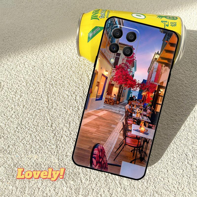 Чехол для путешествий с пейзажами Италии, Франции, Лондона для Samsung Galaxy M53 M16 M11 M21 M31 M35 M12 M13 M14 M15 M36 M56 M32 M52 M55 M34 M54
