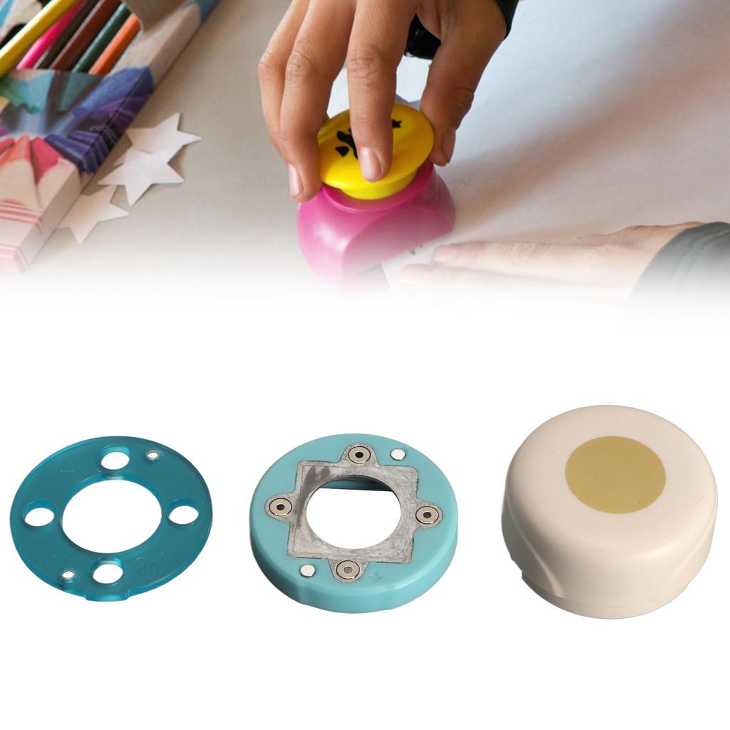 Craft Hole Punch Magnetic Metal Paper Hole Punch EmNaBossing Punch for Paper Crafting Scrapbooking Cards Arts