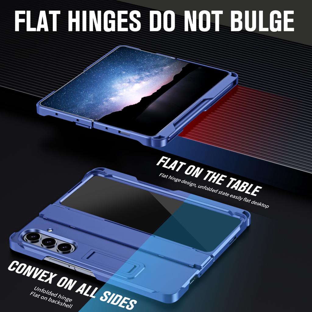 Чехол с полной защитой и встроенной подставкой для Samsung Z Fold 7 6 5 4 с S Pen, защитное закаленное стекло, чехол для защиты шарнира