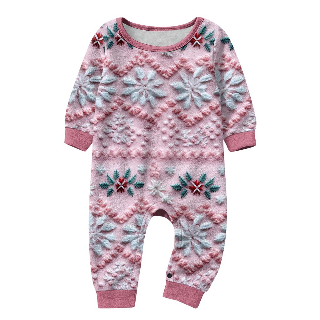 Парный семейный рождественский фланелевый домашний комплект с принтом, топ с длинным рукавом и брюки