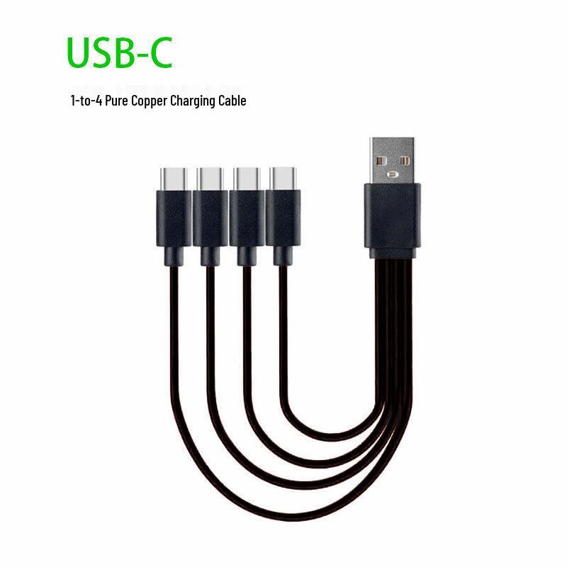 1-to-4 Fast Charging Type-C USB Cable - Super Mobile Phone Accessory