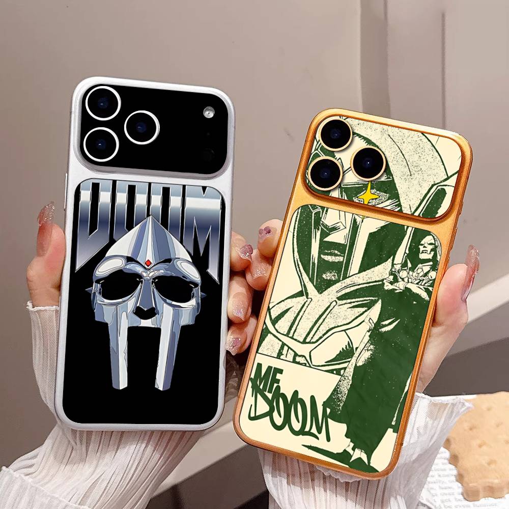 Underground Hip Hop M-MF-DOOM Wrap Sticker For IPhone17 Pro/17pro Max Phone Decal Skin Rear Protector Case Film Full Cover