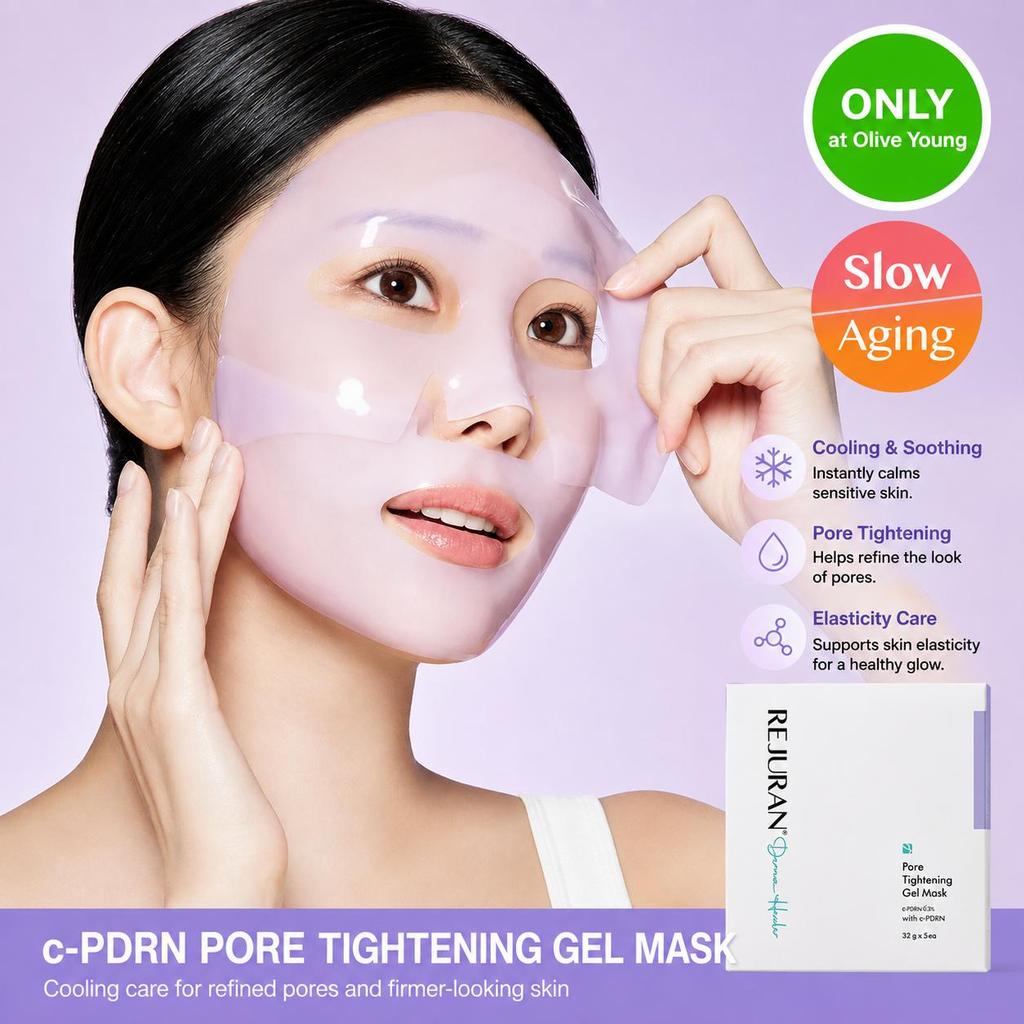 REJURAN Derma Healer Pore Tightening Gel Mask 32ml × 5EA