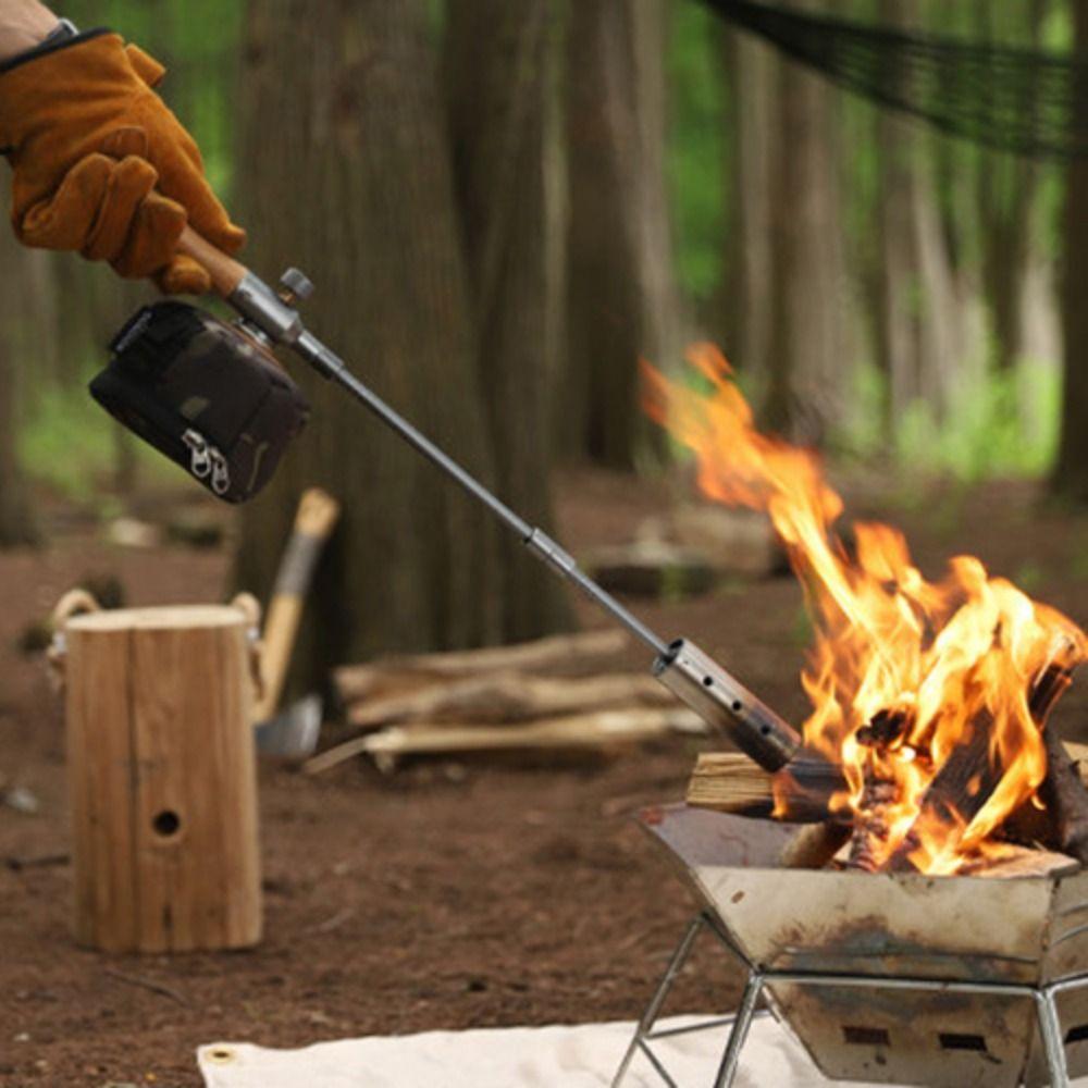 Three-stage Fuel Burner Lighter Removable Lengthened BBQ Igniter Flame Lighter Weed Burning