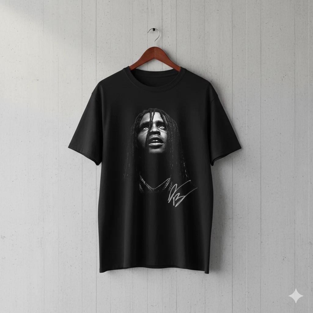 Men's and Women's T-shirts Hip Hop Rapper Portrait Graphic