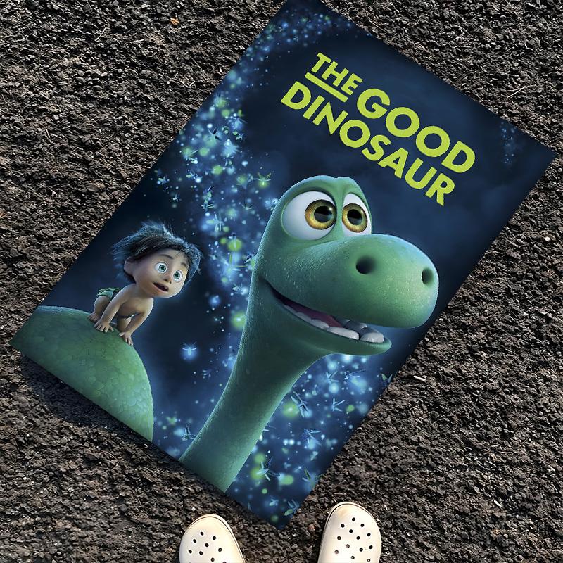 Good Dinosaur Polyester Carpet, Soft Indoor Mat for Office Chair, Living Room, Computer Desk - Decorative Home Office Rug Design
