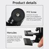 Multi-Function Tripod Camera Clip Clamp Flash Holder Mount Camera Clip Photography Metal Clip With 360 Degree Rotate Head