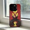 Singer D-David Bowie Phone Case For iPhone 17,16,15,14,13,12,11 Plus,Pro Max,XS,Colored Silver Plated Inside Cover
