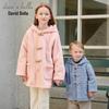 Зимнее пальто с кнопками-тогглами из флиса DAVE & BELLA для детей