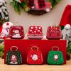 Christmas Handbag Style Tin Candy Box Mini Purse Childrens Gift Metal Case Holiday Decoration Party Favors