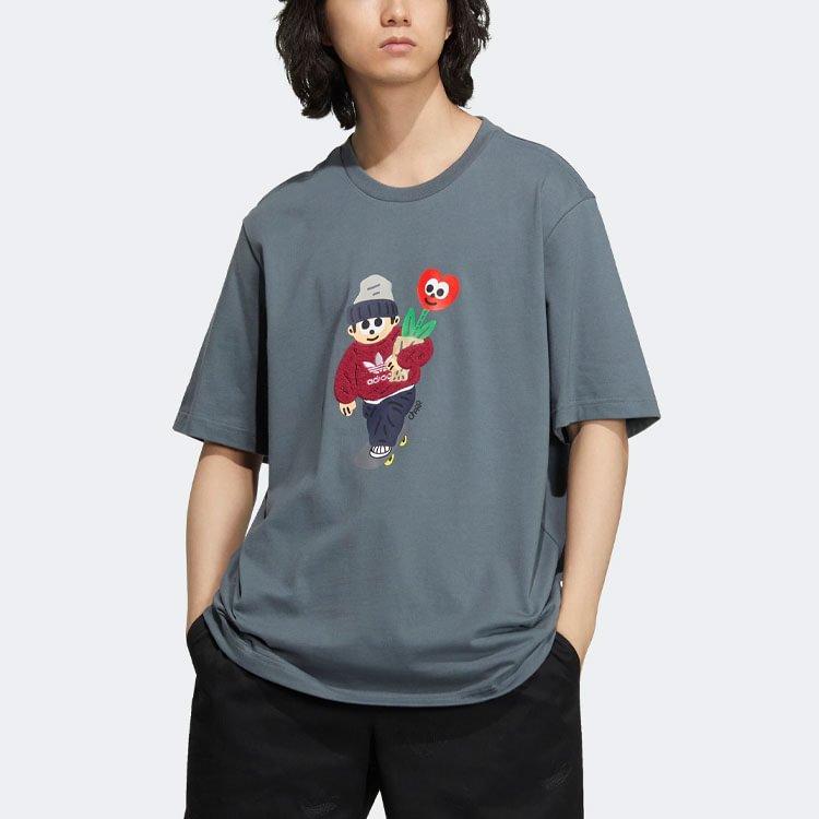 adidas Originals x Charr Morita Повседневная спортивная футболка унисекс HR3475