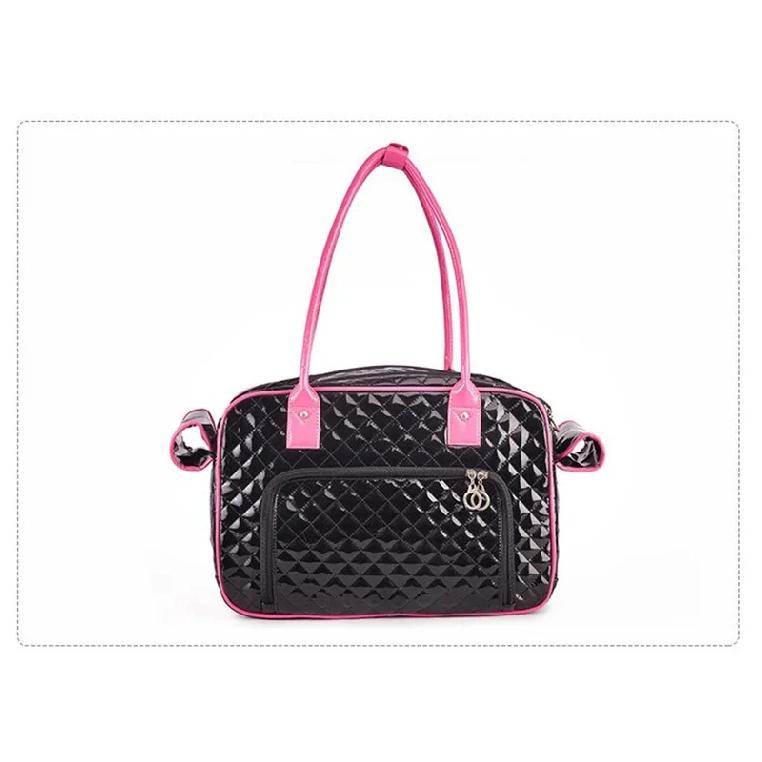 Pet Carrier Bag Luxury Pu Leather Cat Dog Carrier Bag Pet Handbag Outdoor Travel Pet Shoulder Bag