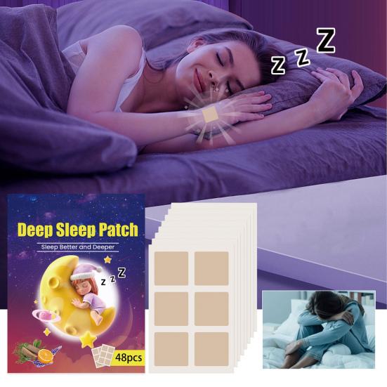 96Pcs Deep Sleep Patches Natural Plants Fast Acting Sleep Aid Patches Portable Travel Men Women