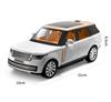 1/24 масштаб Range Rover SUV, металлический литой под давлением сплав, игрушечная модель автомобиля, грузовики для детей, игрушки, автомобили, коллекция для хобби