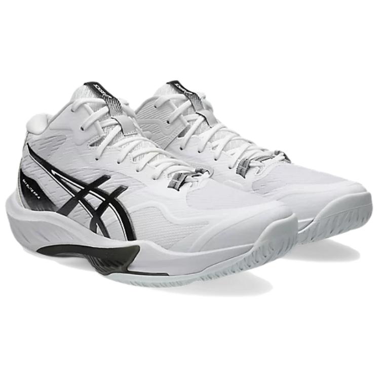 Men's Sneakers ASICS SKY ELITE FF MT 4 Volleyball Shoes Men's Low Top White Black