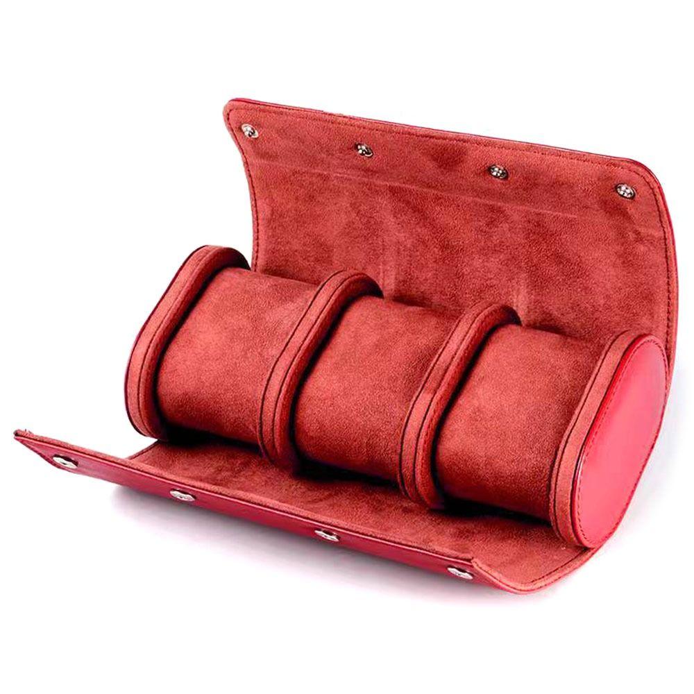 Кожаный Подарочный Пылезащитный Бокс для хранения часов на 1/2/3 слота Ролл для часов Витрина Сумка для часов