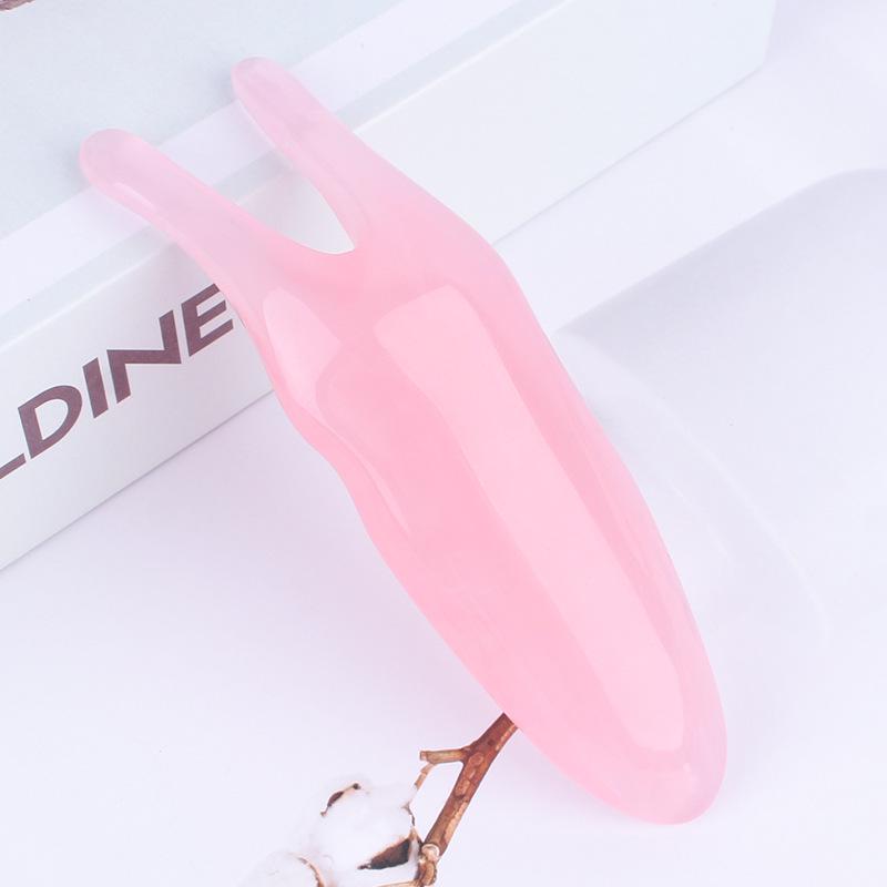 Скребок гуаша из смолы для массажа носа и лица