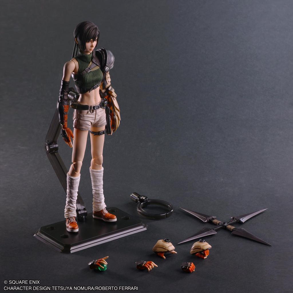 Фигурка Final Fantasy VII Rebirth Play Arts Кай Юффи Кисараги из ПВХ, раскрашенная, подвижная, версия 2.