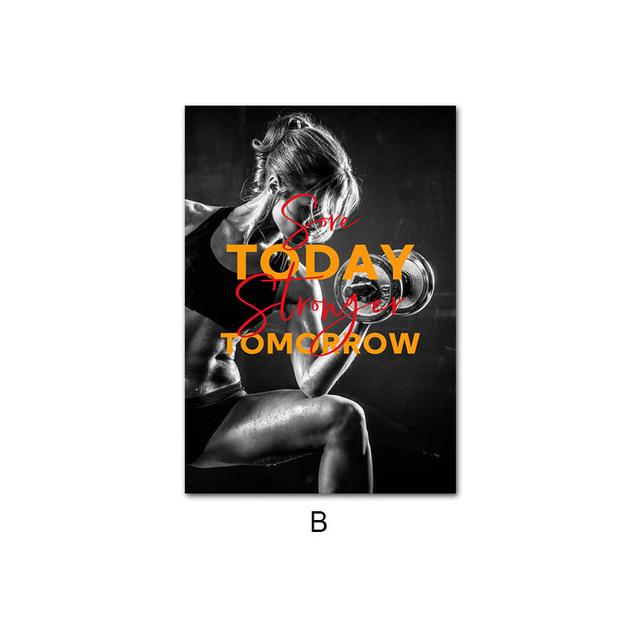 Декор для тренажерного зала, сексуальный постер для фитнеса и девушки, бодибилдинг, холст, картина, принт, мотивационные цитаты, картина, декор для тренажерного зала