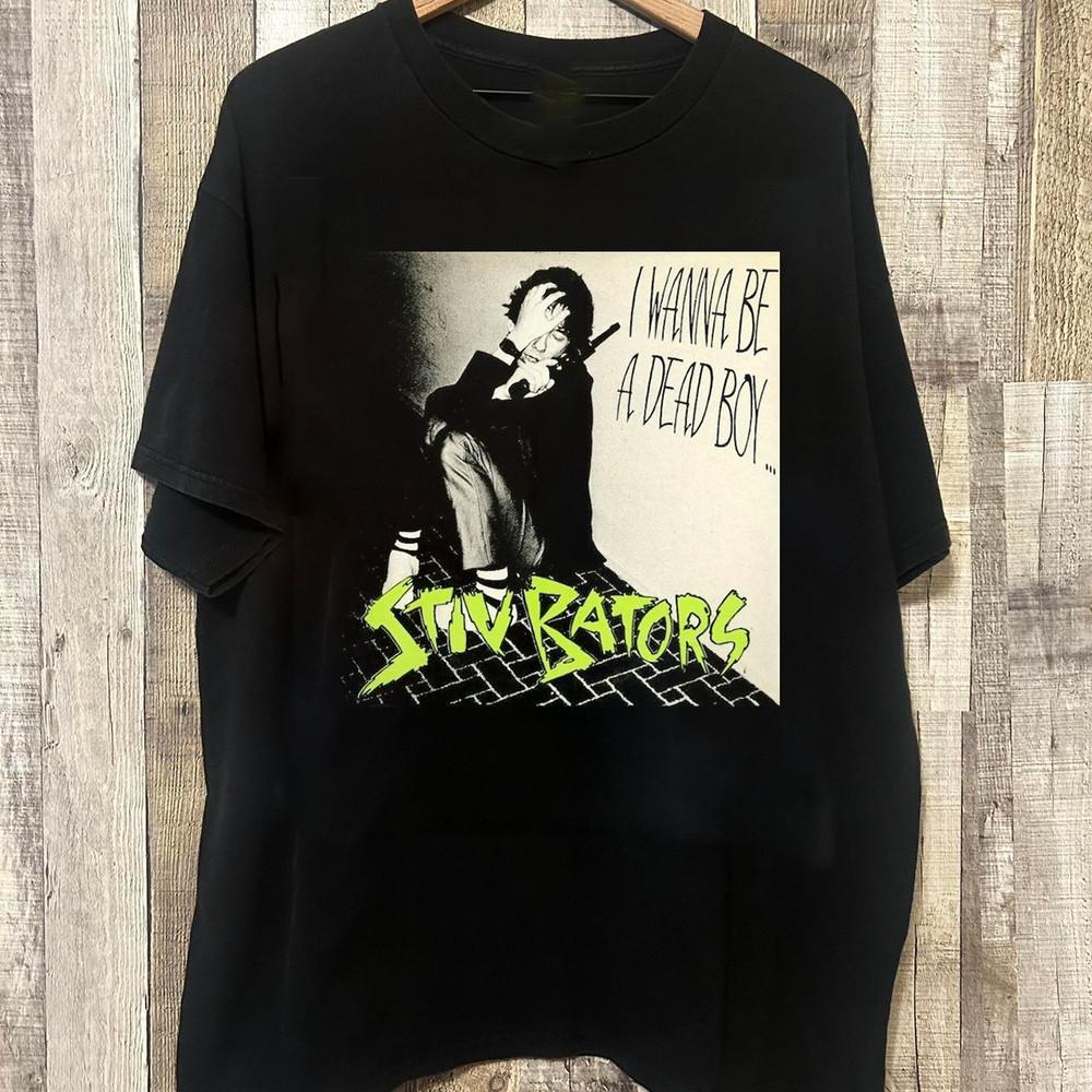 Футболка Stiv Bators I Wanna Be A Dead Boy Унисекс для взрослых Все размеры UB098