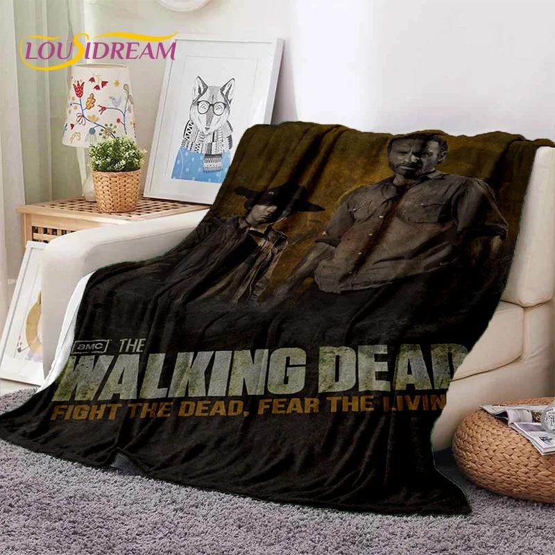 The Walking Dead Lincoln TWD Soft Flannel Blanket for Beds Bedroom Sofa Picnic,Throw Blanket for Cover Outdoors Leisure Nap Gift