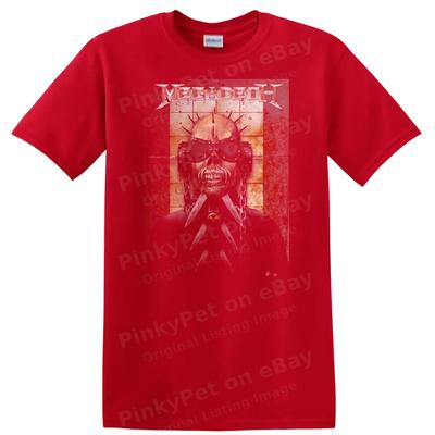 Skull Graphic T Shirt Heavy Metal Music Lover Tee Casual Wear