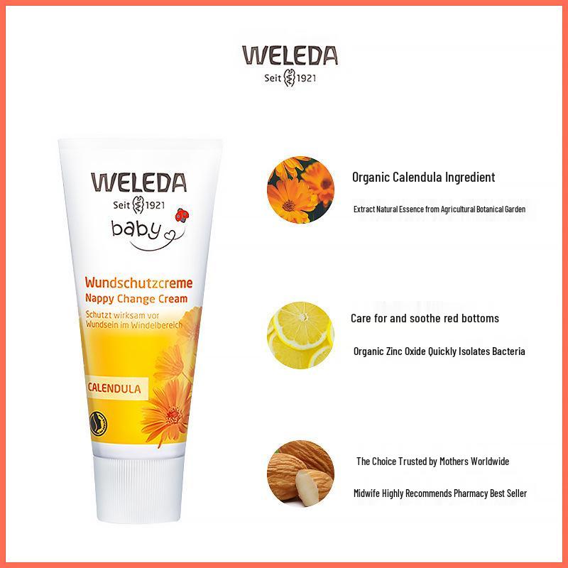 Weleda Baby Calendula Diaper Rash Cream, 75ml