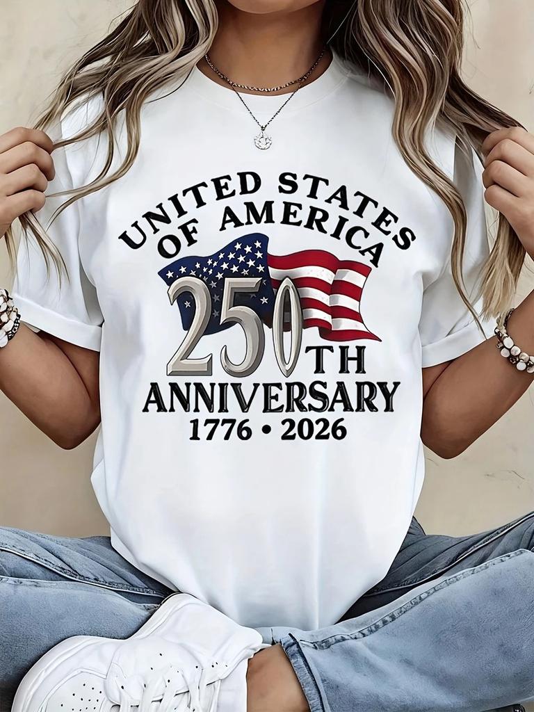 USA 250th Anniversary Shirt 1776 2026 Patriotic American Flag T-Shirt Unisex T-Shirt