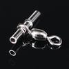 20pcs/pack T-Shape Crimp Sleeve Fishing Tackle Metal Fishing Connector Fishing Swivel  Fish Hook