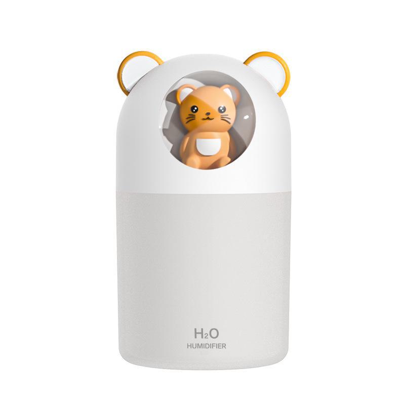 Портативный настольный USB-увлажнитель с мощным распылителем и подсветкой - очиститель воздуха и воды