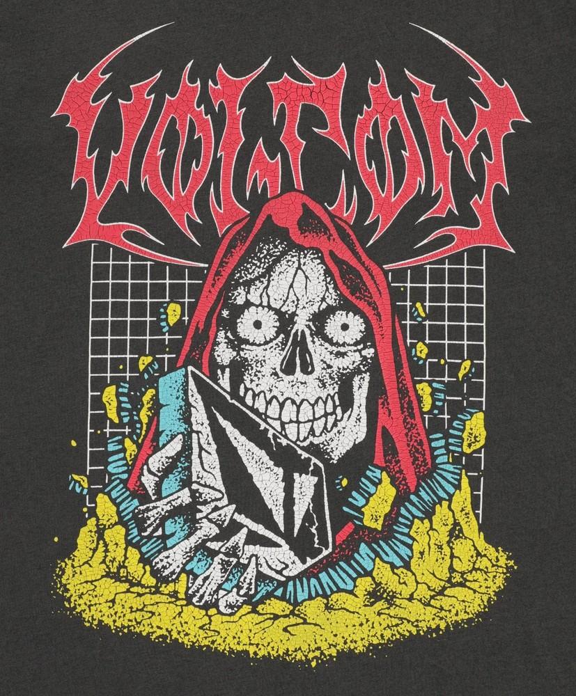 Volcom Skate Vitals Crypt Ripper Short Sleeve Black All size Tee Shirt Unisex T-Shirt