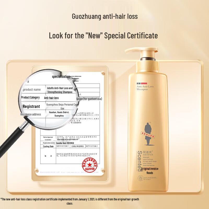 Adolph Anti-Hair Loss & Strengthening Ginger Shampoo 500ml