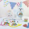 Pet Supplies Birthday Hat Decoration Bibs Cat Bibs Atmosphere Accessories Letter Embroidery Clothing