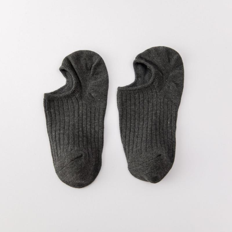 Женские летние тонкие однотонные носки-следки с двойной иглой, не скатывающиеся