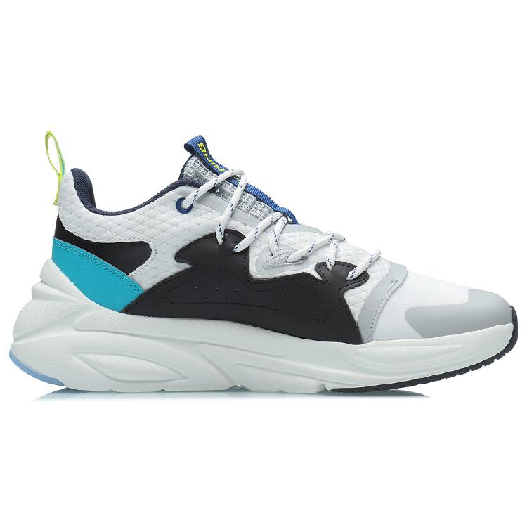 Кеды Li Ning Spark Повседневные Унисекс Средняя высота Черный/Белый/Синий/Красный AGLR015-1