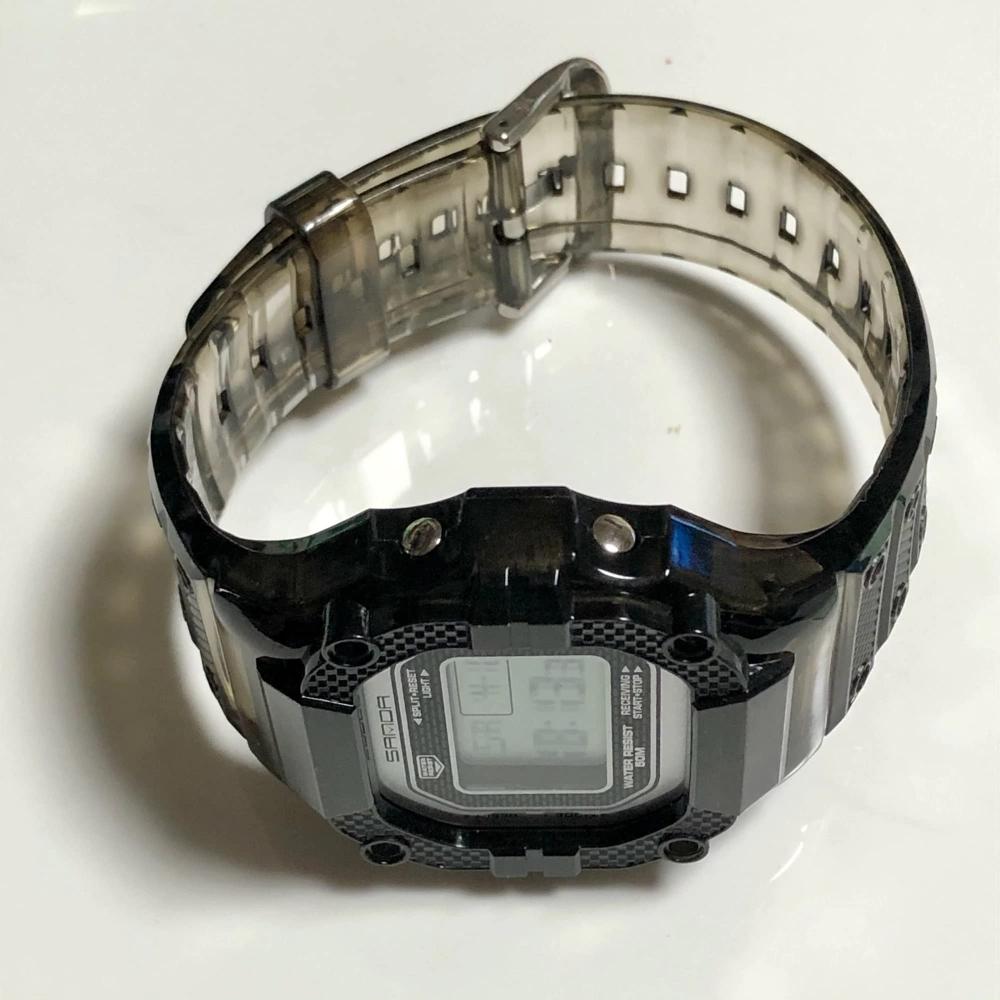 Compatible G-SHOCK Band Premium TPU Resin All 13 Colors Transparent Sturdy Compatible with Casio Band Strap DW-5000 GW-M5610 M5630 GLX-5600 and Other