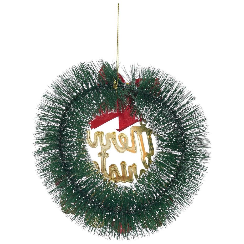 Зеленый рождественский венок для входной двери с красными ягодами, шарами, цветами, лентой | Гирлянда на Рождество | Рождественские подарки, украшения, реквизит