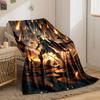 Spartan Warrior Meteor Shower Rug bedroom Blanket for Livingroom Couch lunch break Soft throw for Friend's festival Gift