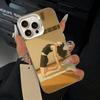 Чехол для телефона GYM Girl для iPhone 11 12 13 14 15 16 Pro Max Plus белый Серебристый Чехол для телефона