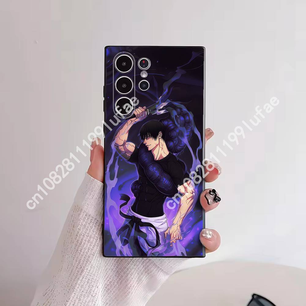 T-Toji Fushiguro-S Phone Case for Samsung Galaxy S30 26 25 Ultra Plus S24 23 22 FE Lite S21 20 TPU Cover