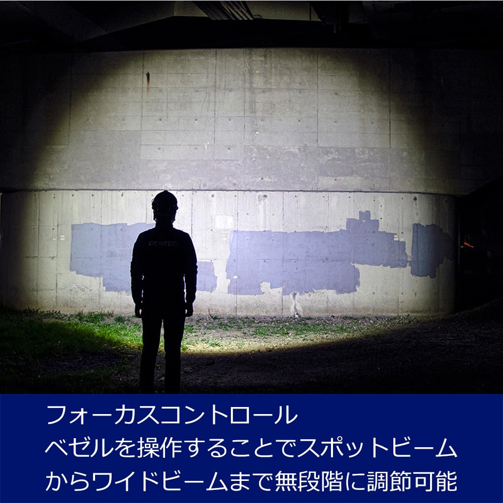 GENTOS LED Headlight USB Rechargeable Rechargeable Powerful 1200 Lumens Waterproof G Series For Work For Professional Use (Special Battery/AA