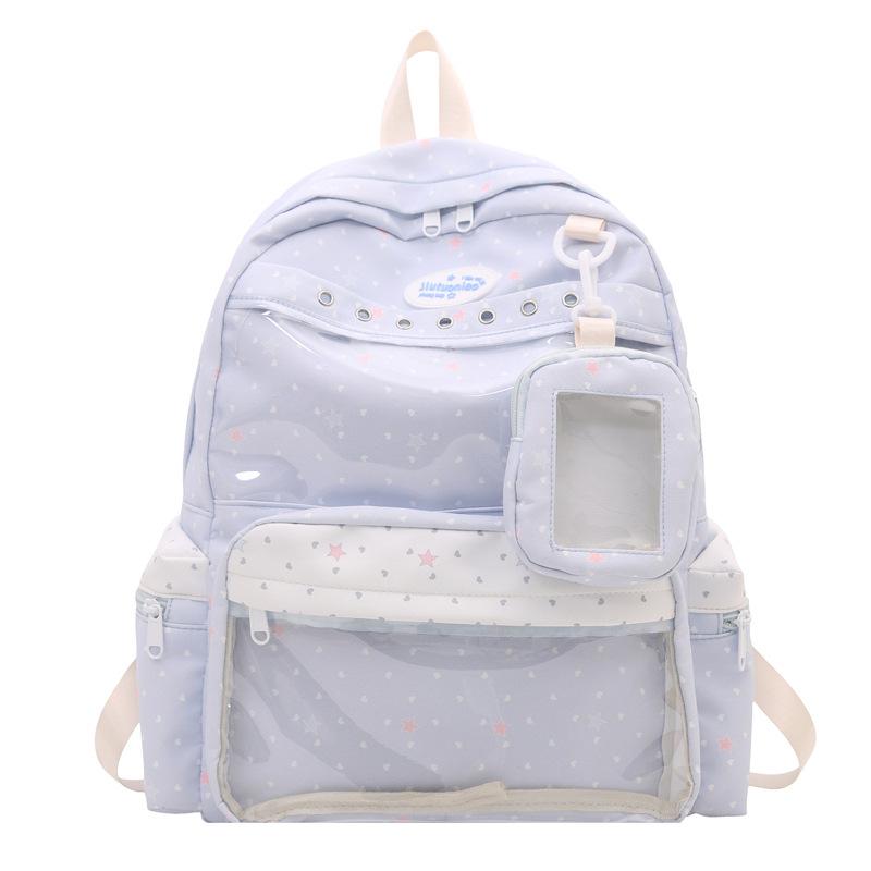 Schoolbag new schoolbag female cute girl polka dot high value junior high school students large capacity small fresh backpack