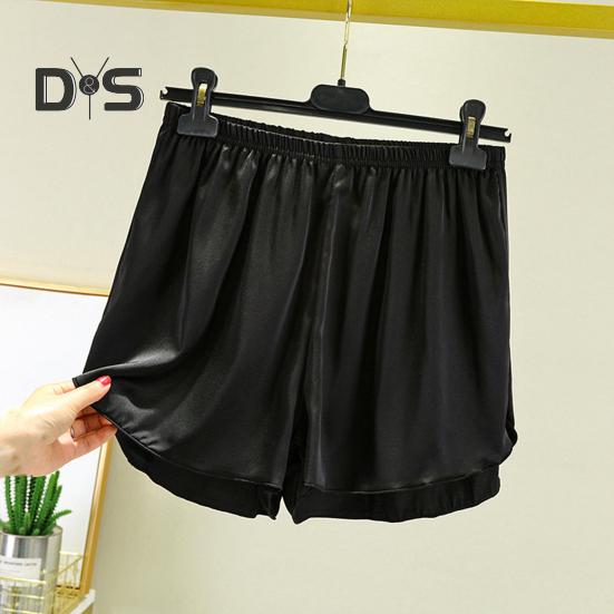 Женские пижамные шорты для дома, эластичные оборки, подол, дышащие повседневные спортивные шорты для дома, йоги, повседневная одежда