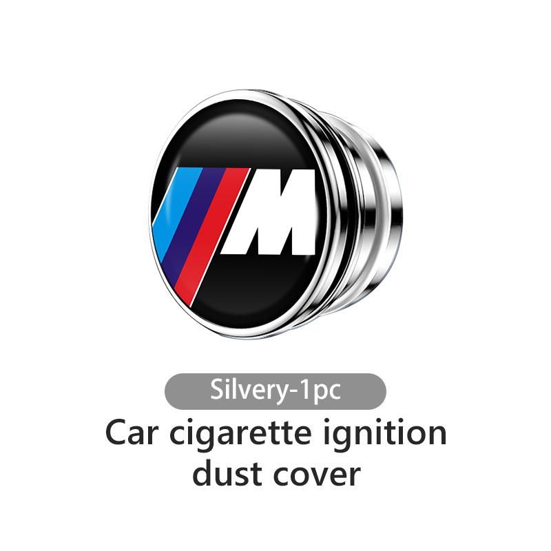 KHQB5 Car Cigarette Lighter Cover Plug Dust Proof Decoration Cap For BMW Performance X1 X3 X5 E39 E46 E90 F20 E60 F30 M3 M5