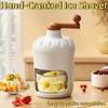 Бытовая ручная ледодробилка пищевого качества, ручная, без электричества, для измельчения льда, машина для приготовления ледяных смузи, форма для льда