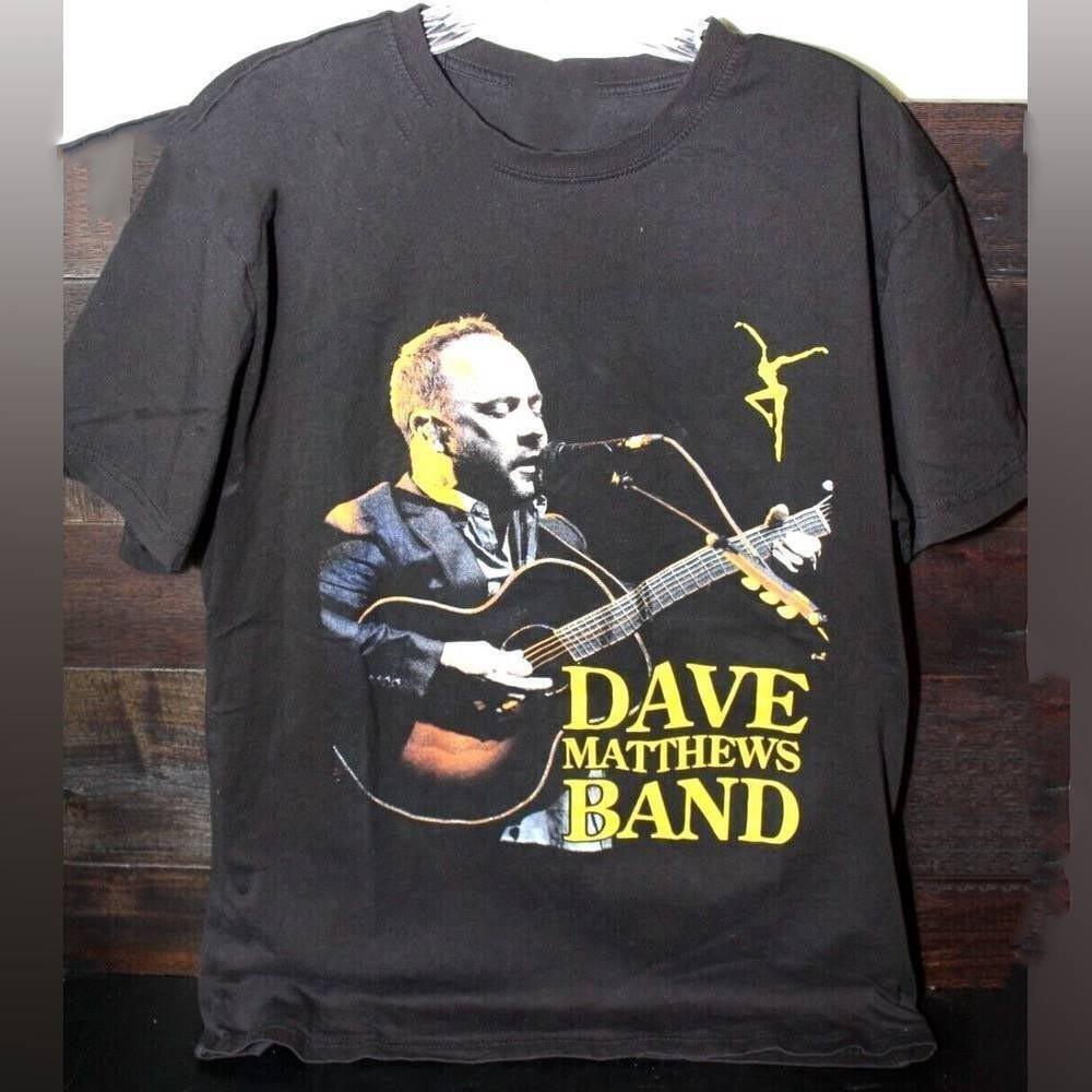 Vtg Dave Matthews Band New Album Cotton Black All Size Unisex Shirt Unisex T-Shirt