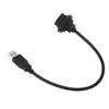 USB3.0 Панельный разъем Водонепроницаемый разъем для передачи данных с удлинительным кабелем Мужской Женский Прямая головка 0.3 метра