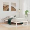 Bed Frame with Nightstands White 80 x 210 cm