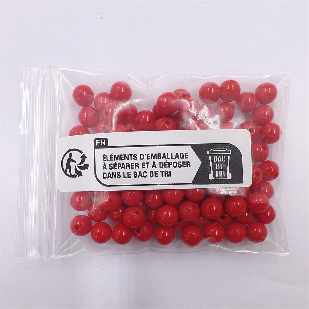 8 мм DIY Новые однотонные разноцветные круглые свободные бусины для изготовления ювелирных изделий, модные высококачественные бусины 100 шт.