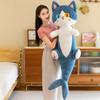 New Different Eye Shark Shark Cat Doll Pillow Creative Cat Plush Toy Big Rag Doll Girl  Leg Doll 50CM